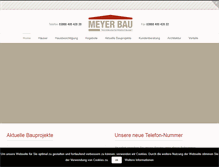 Tablet Screenshot of meyerbau.info